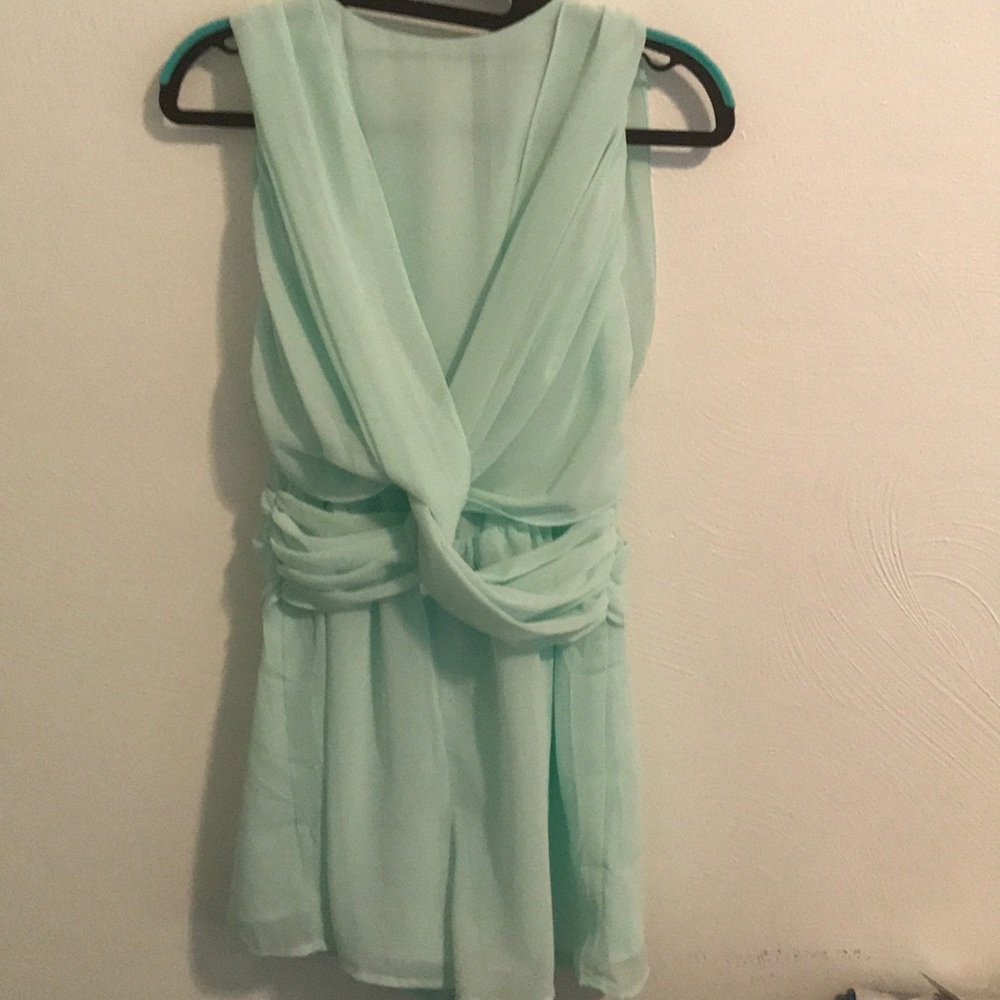 NWOT Tobi Mint Green romper